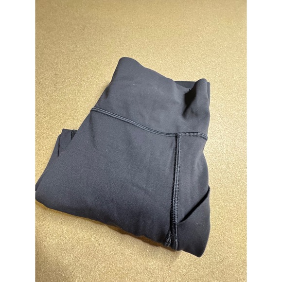 lululemon athletica Pants - Lululemon All The Right Places Crop II Black Leggings Mesh Pockets Size 8 2018